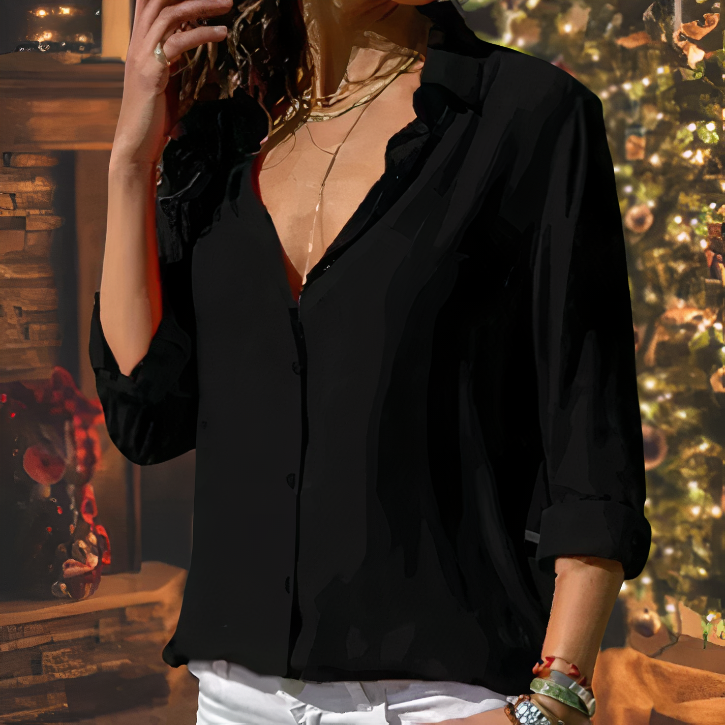 Viviana™ | Elegante Blusa in Chiffon Femminile