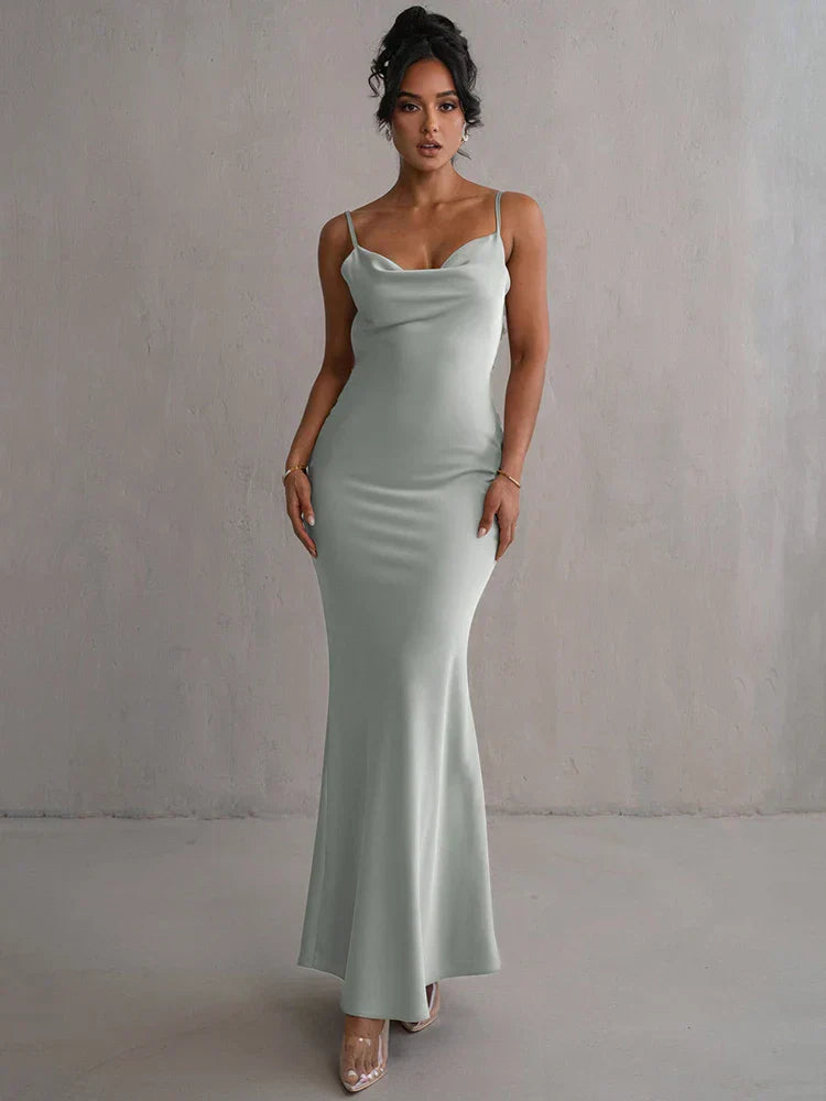 Viviana™ | Abito Maxi Senza Maniche e Senza Schiena