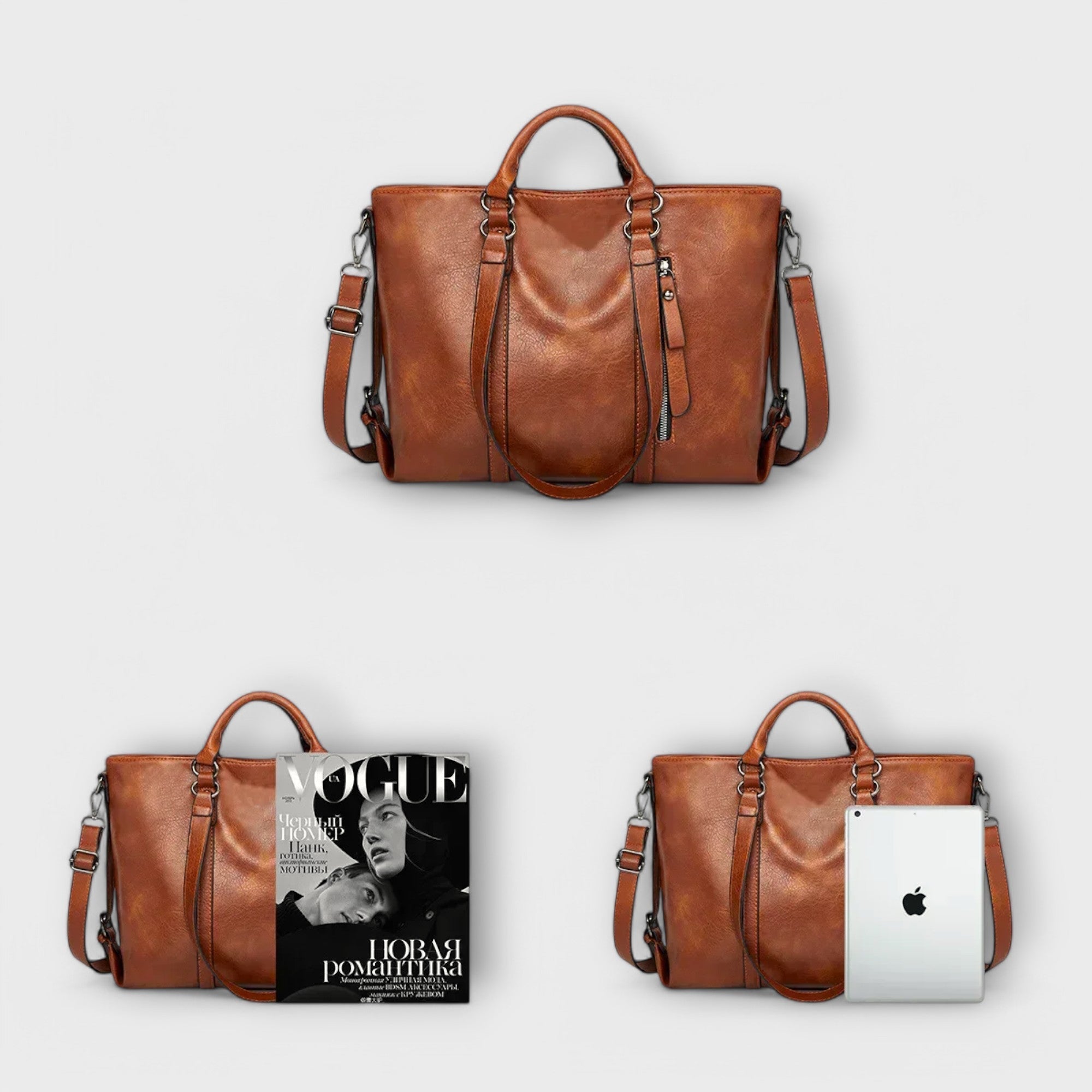 Viviana™ | Borsa Grande in Pelle