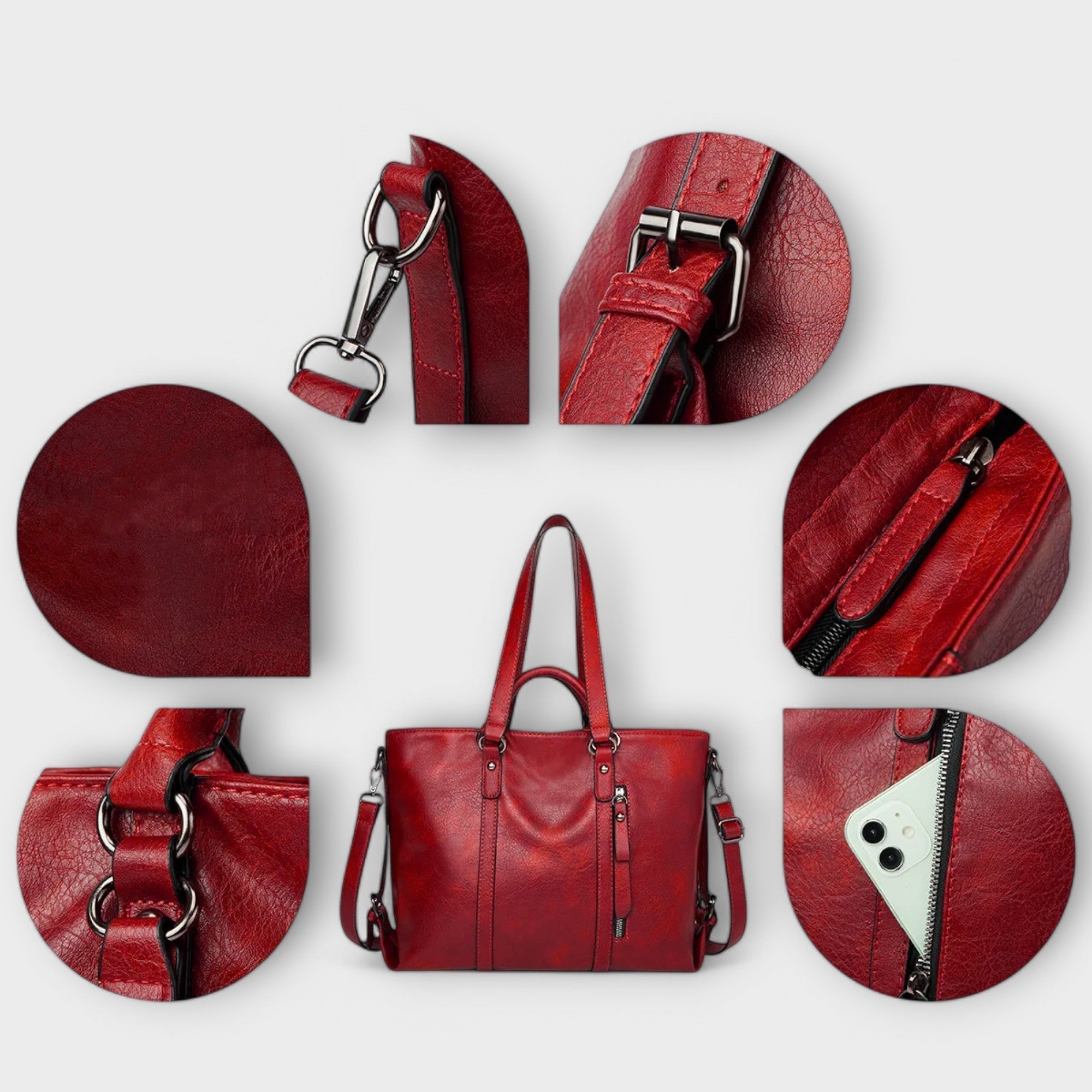 Viviana™ | Borsa Grande in Pelle