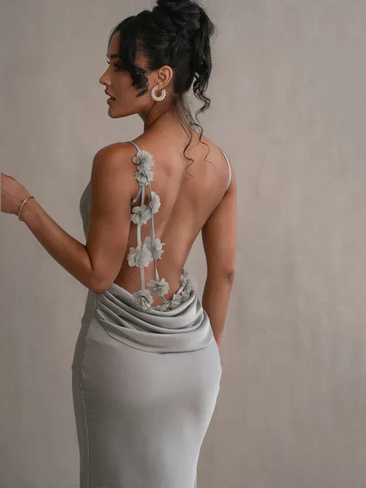 Viviana™ | Abito Maxi Senza Maniche e Senza Schiena