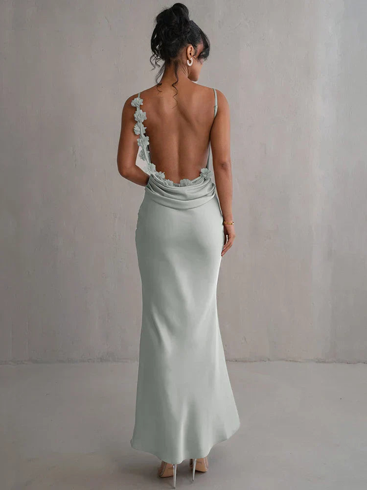 Viviana™ | Abito Maxi Senza Maniche e Senza Schiena