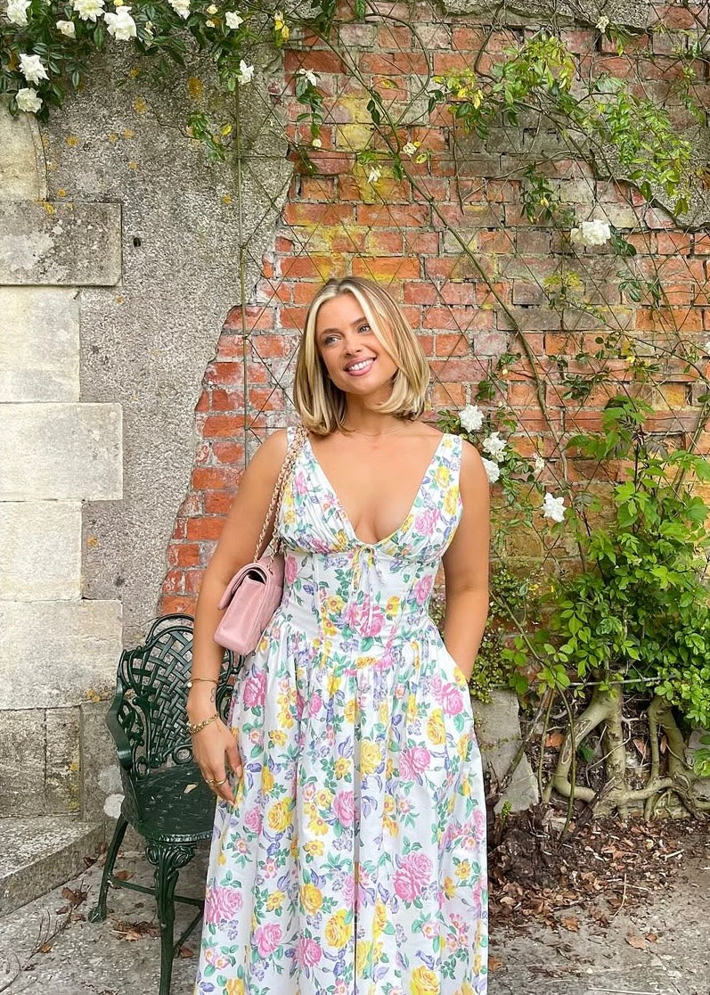 Viviana™ | Abito Midi Estivo a Fiori Colorati