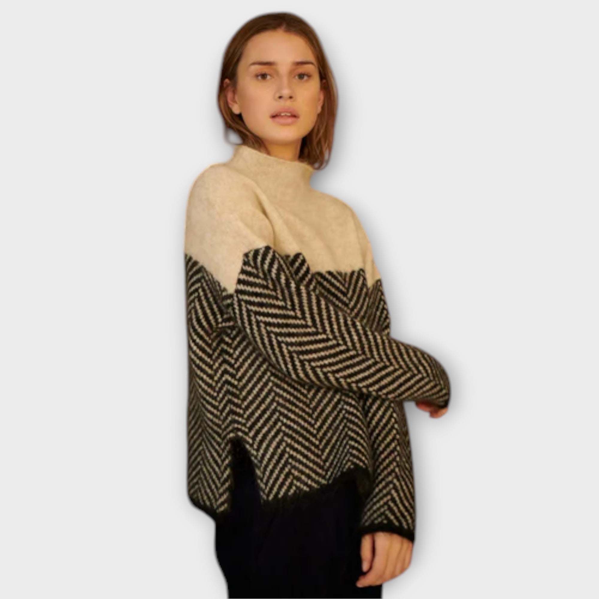 Viviana™ | Maglione Morbido con Collo Alto