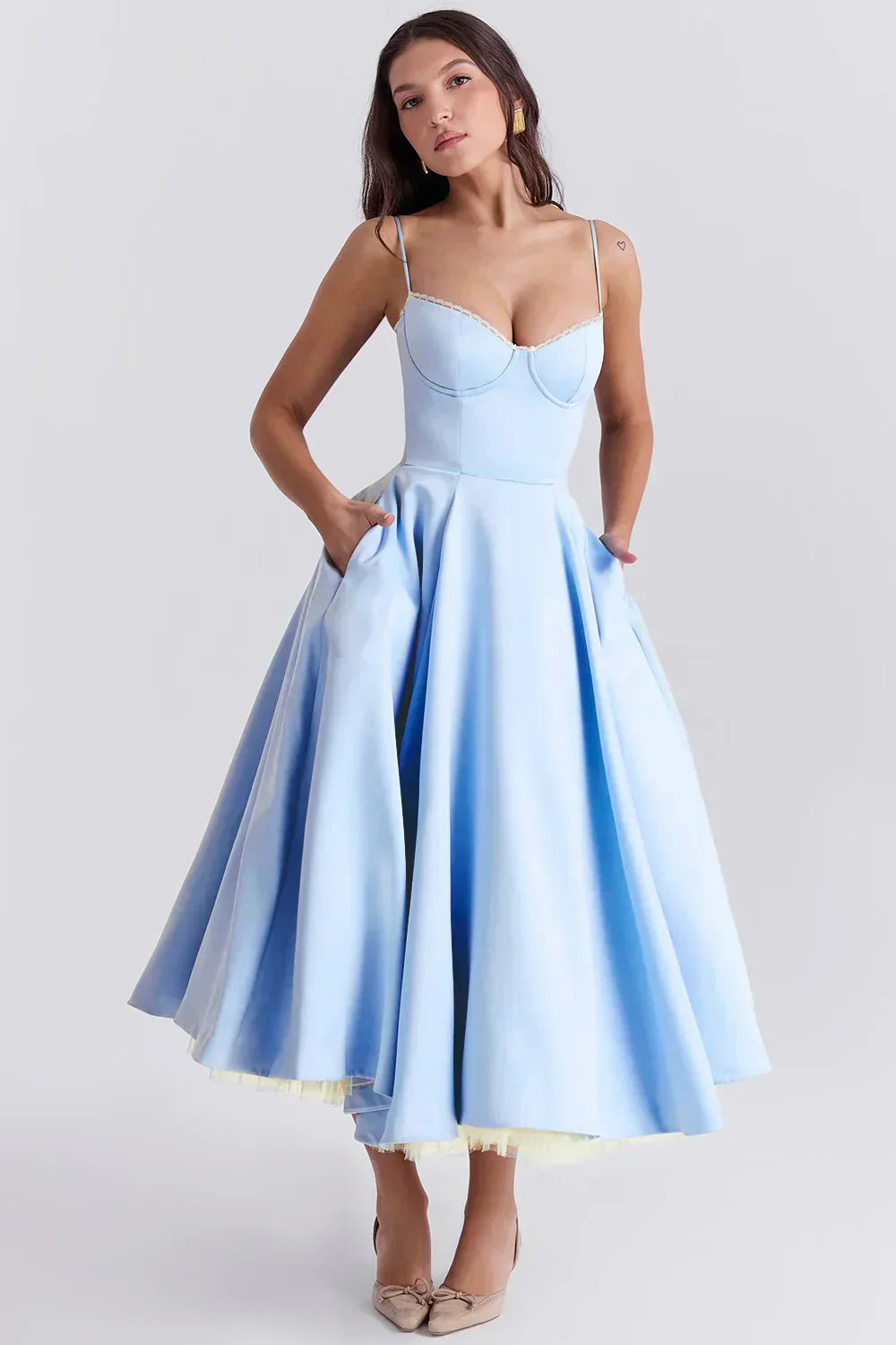 Viviana™ | Abito Midi di Lusso