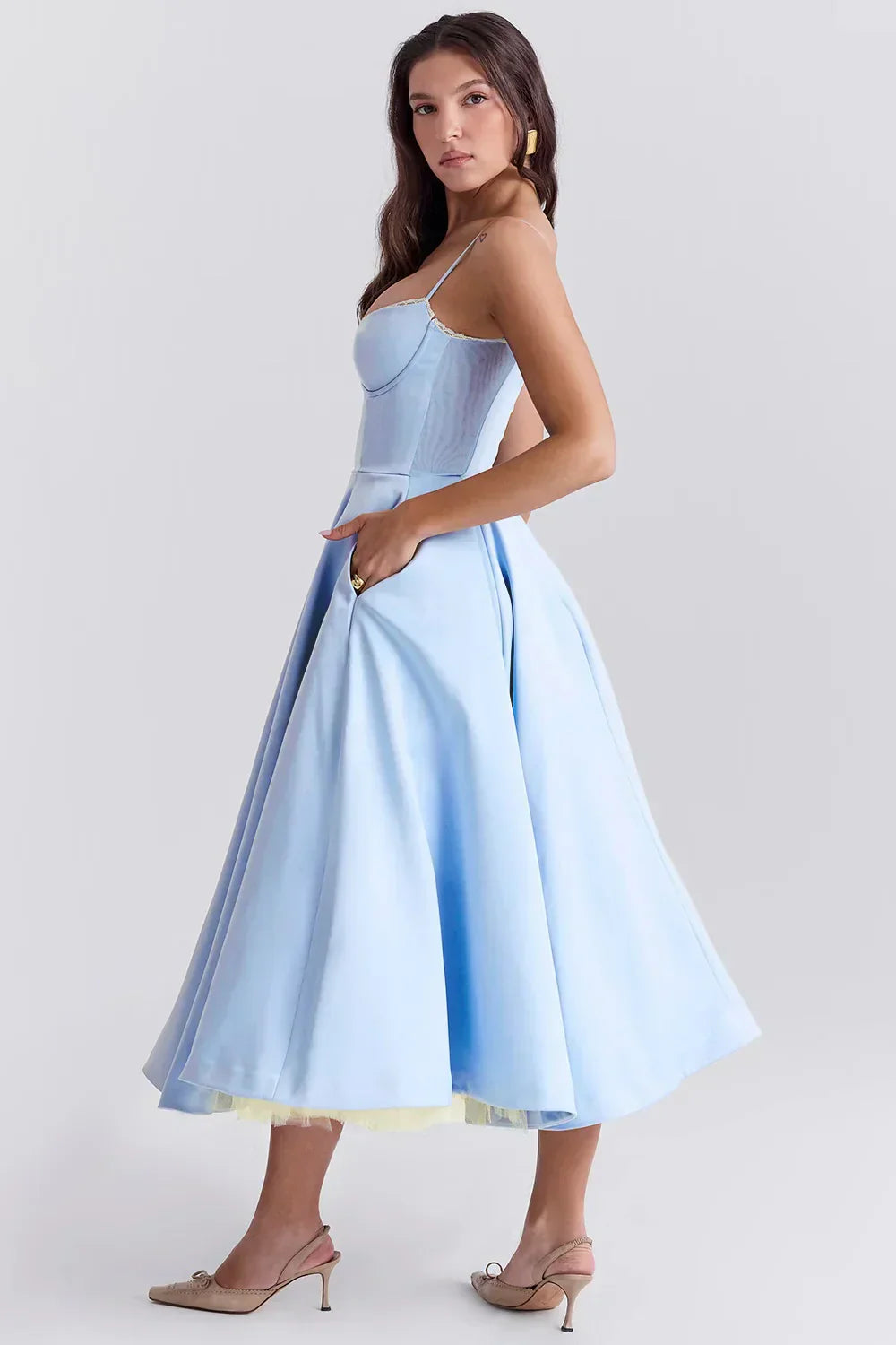 Viviana™ | Abito Midi di Lusso