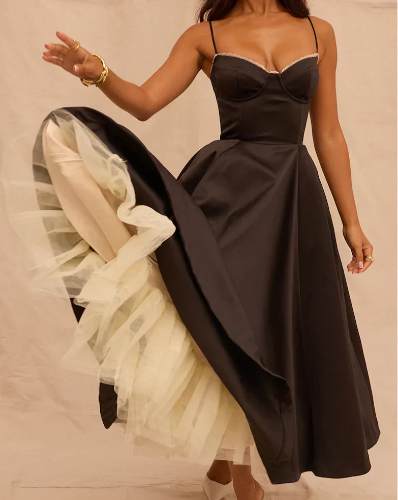 Viviana™ | Abito Midi di Lusso