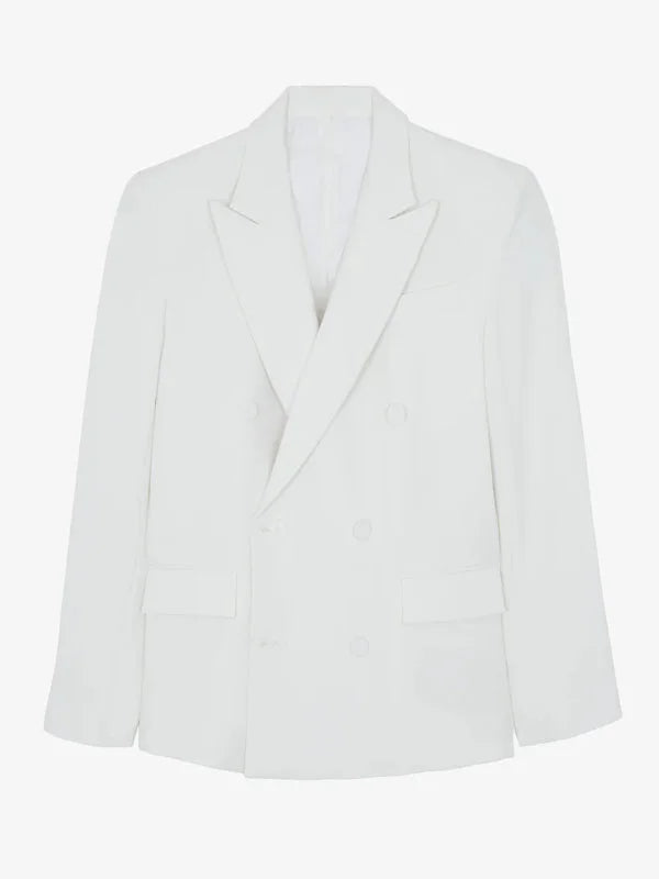 Viviana™ | Blazer Bianco Oversize Doppiopetto