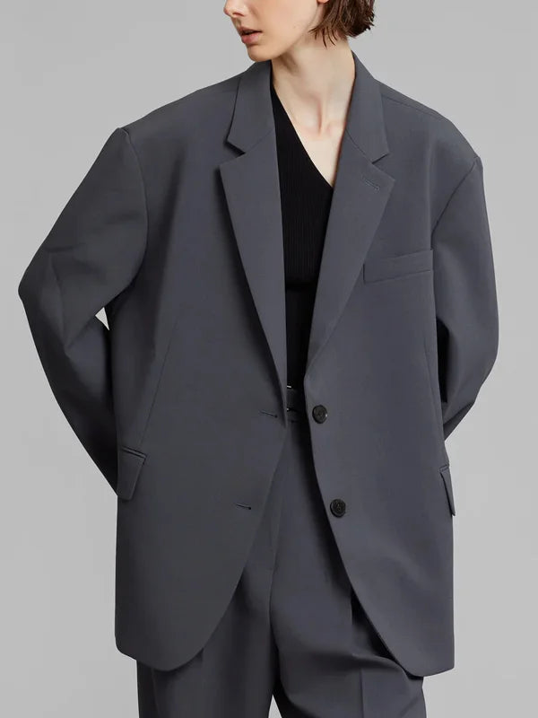 Viviana™ | Blazer Grigio Oversize
