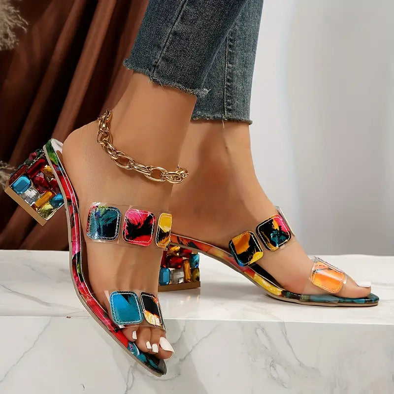 Viviana™ | Sandali Colorati con Doppia Cinghia