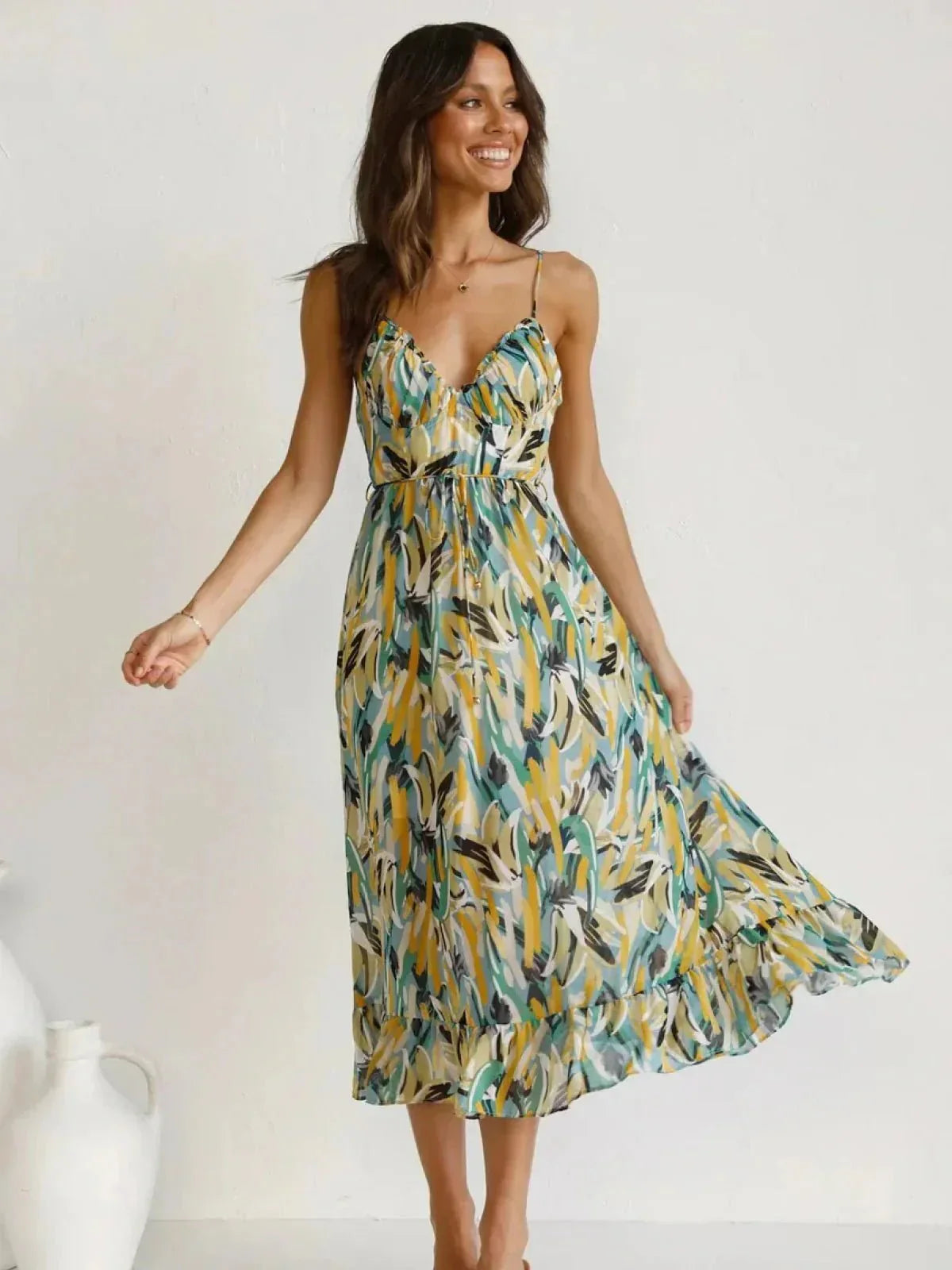 Viviana™ | Abito Midi Estivo Multicolore