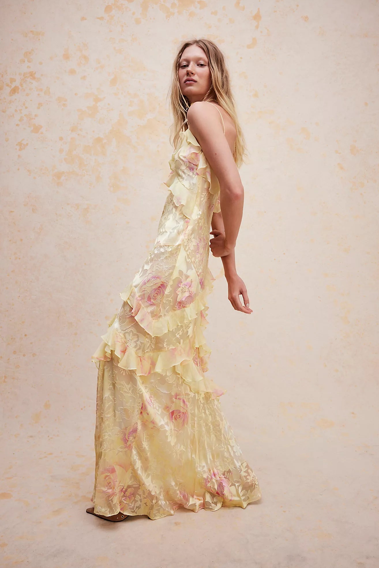 Viviana™ | Abito Lungo Romantico in Seta Pastello