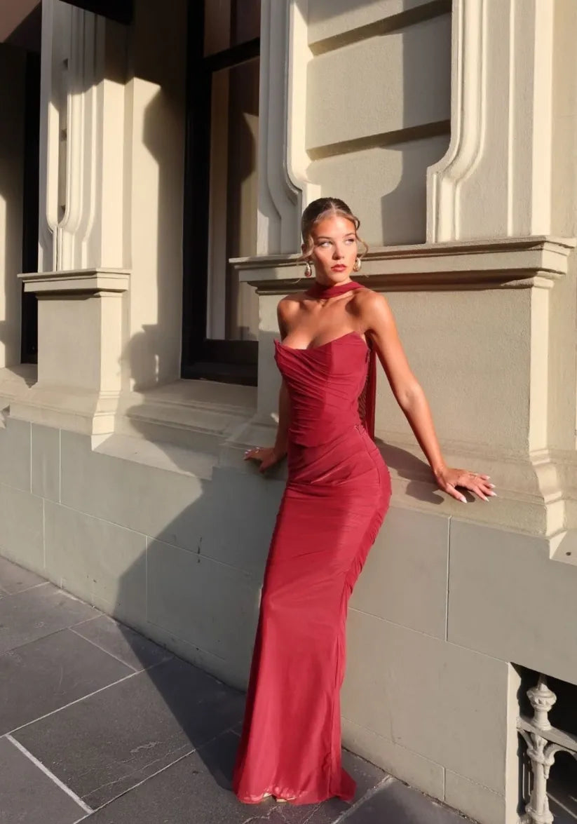 Viviana™ | Abito Maxi Bodycon Senza Spalline