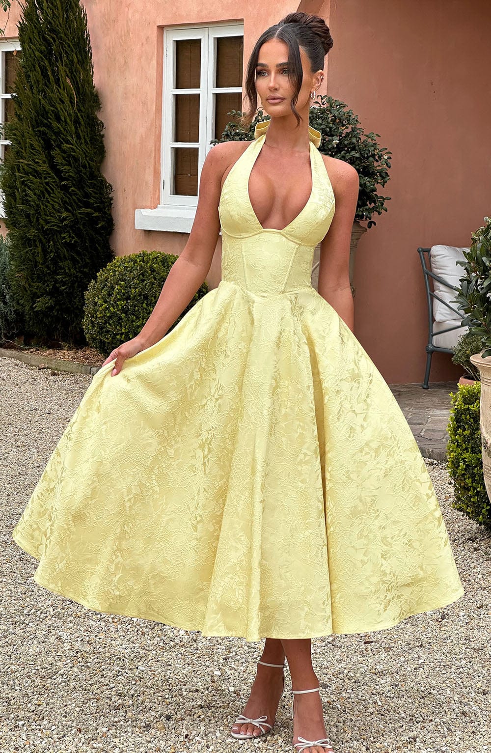 Viviana™ | Abito Midi Senza Maniche con Scollo Halter