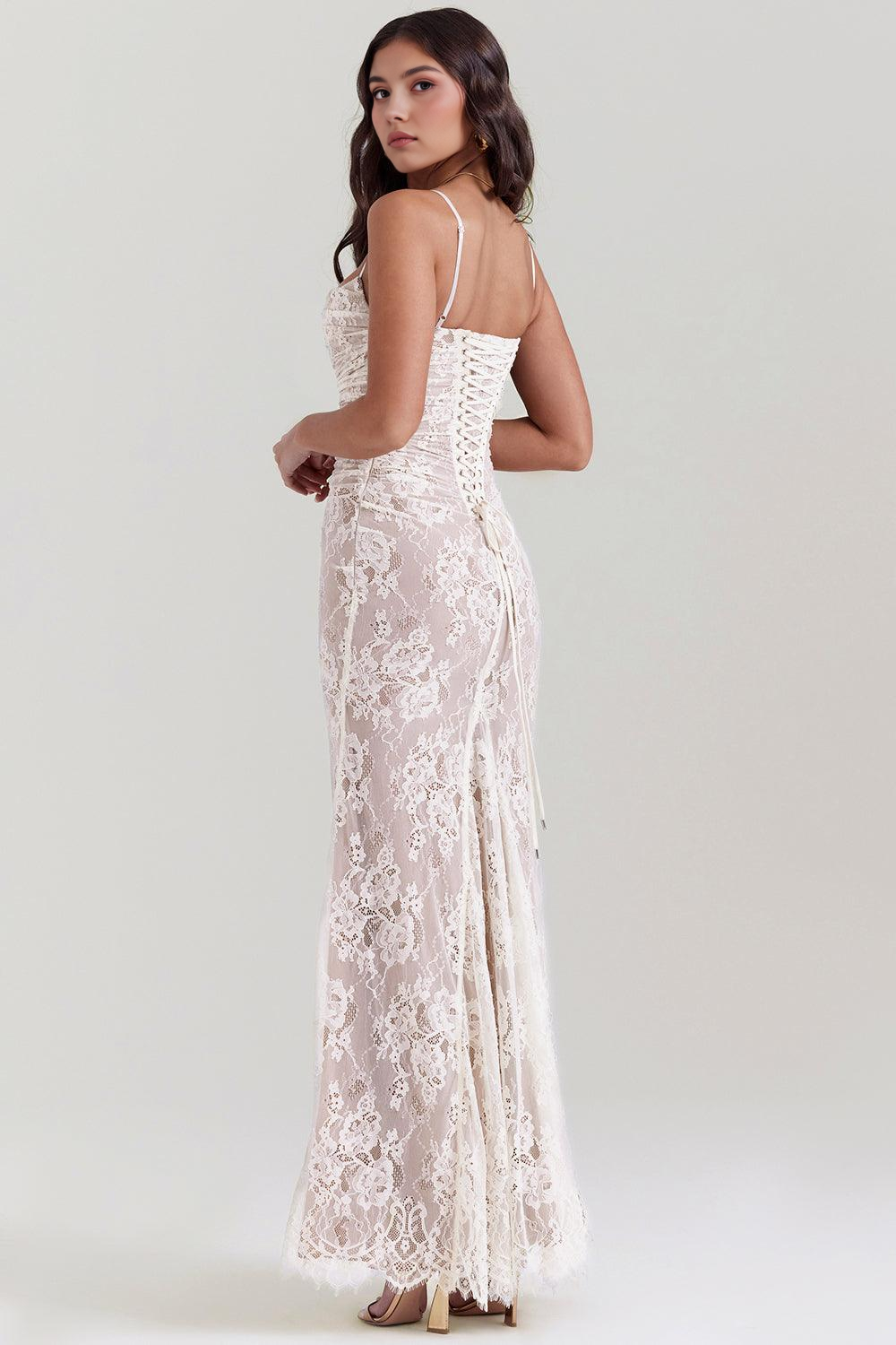 Viviana™ | Abito Maxi in Pizzo
