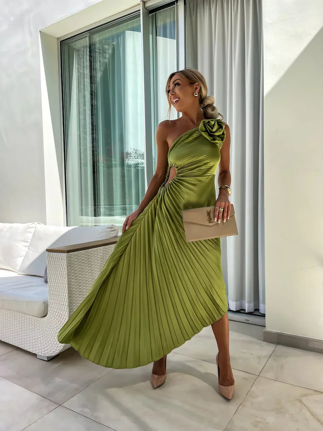 Viviana™ | Abito Romantico con Fiori