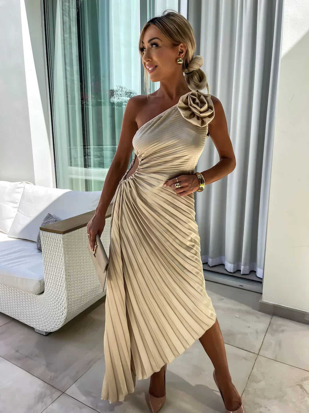 Viviana™ | Abito Romantico con Fiori