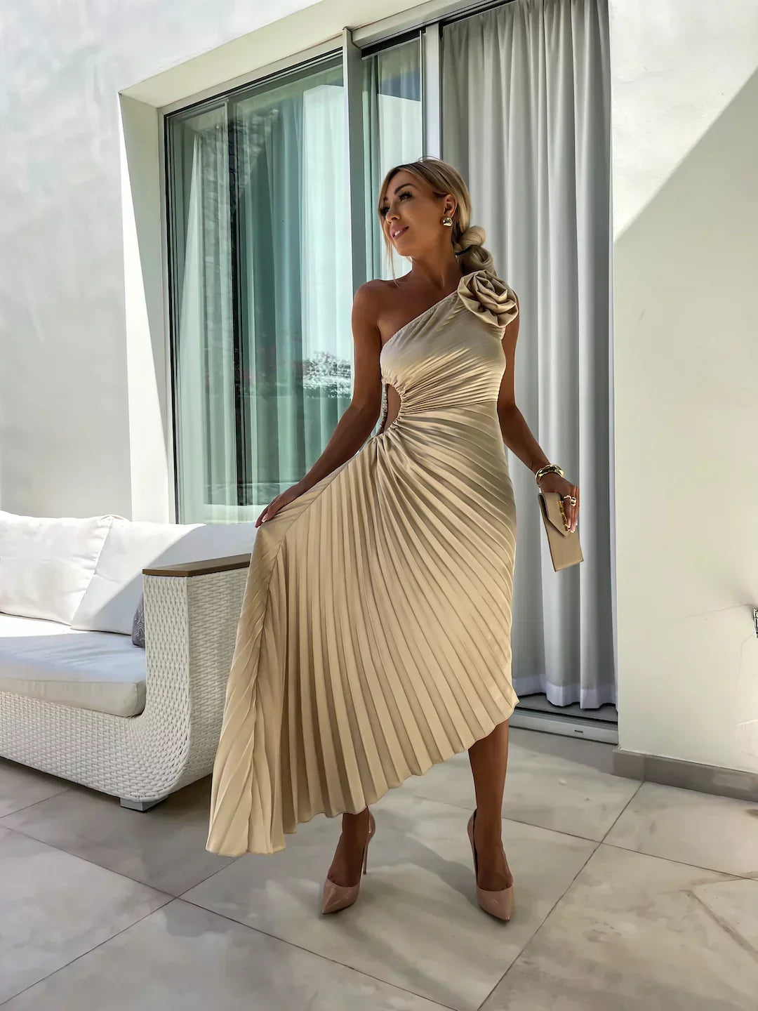 Viviana™ | Abito Romantico con Fiori