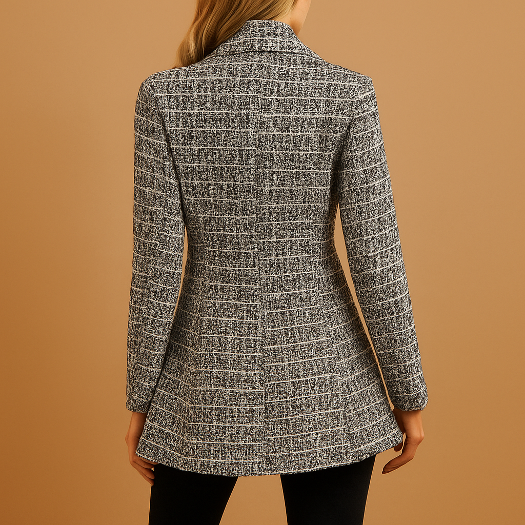 Viviana™ | Blazer a quadri con vestibilità sagomata per donne