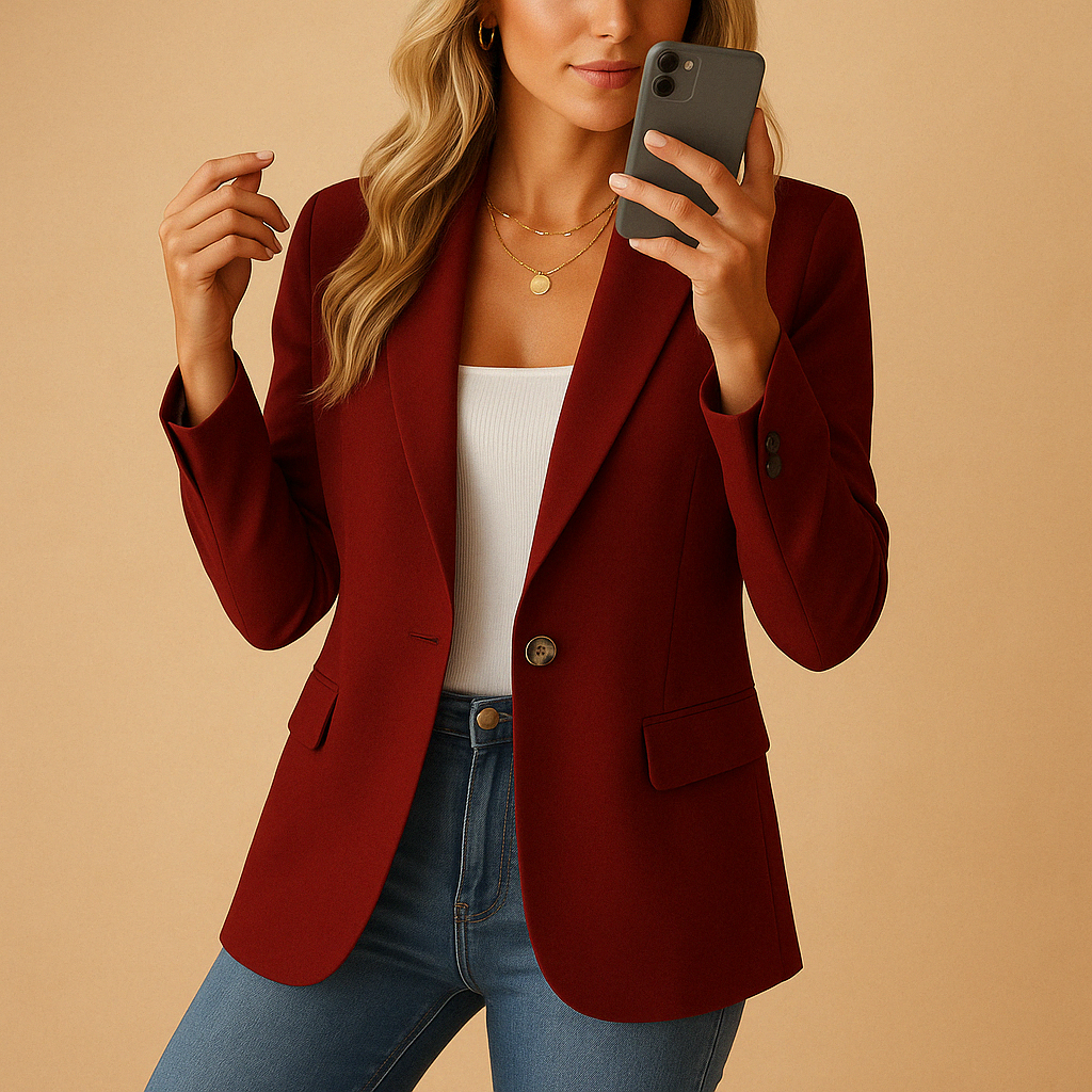 Viviana™ | Blazer aderente con vestibilità comoda per donne