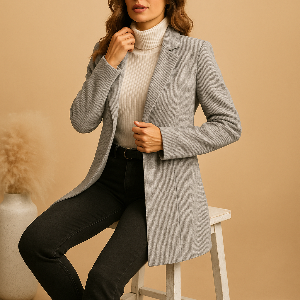 Viviana™ | Blazer aderente con maniche lunghe per donne