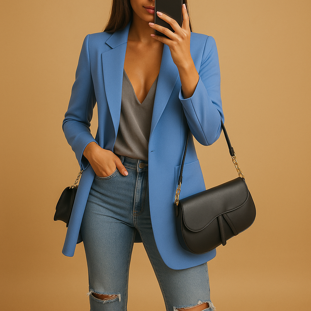 Viviana™ | Blazer lungo con taglio slim per donna