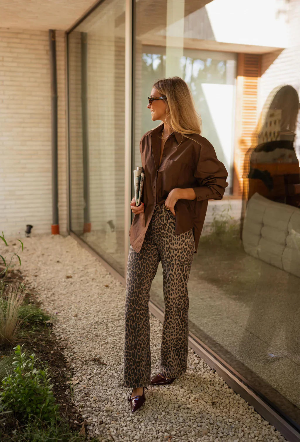 Viviana™ | Pantaloni a Zampa di Elefante Leopardati