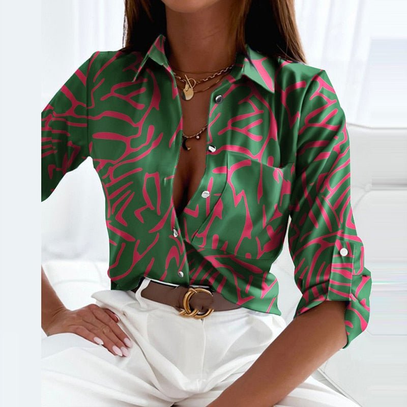 Viviana™ | Blusa con Colletto alla Francese