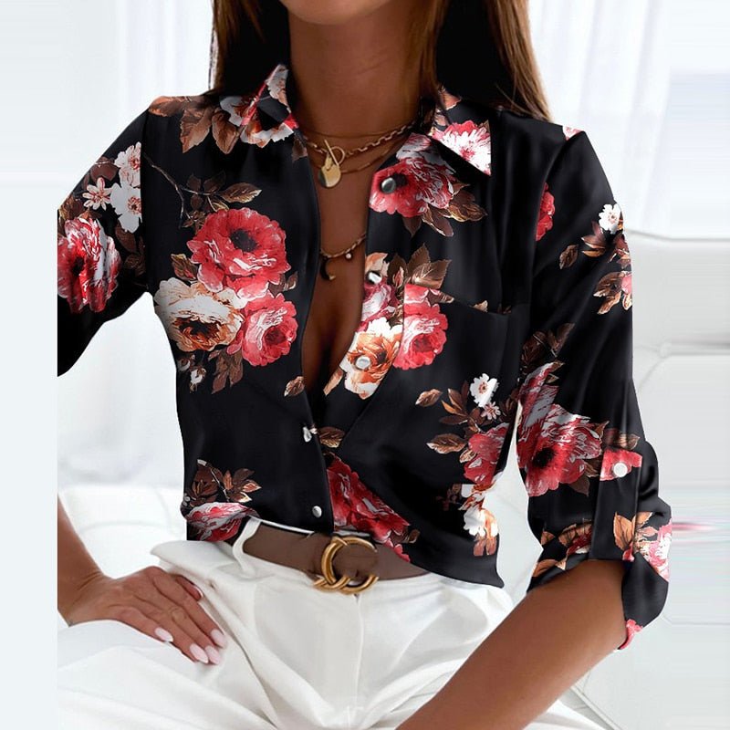 Viviana™ | Blusa con Colletto alla Francese